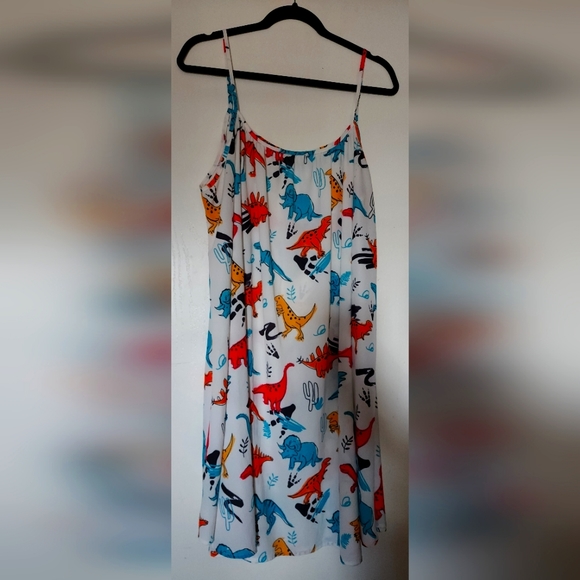 SHEIN Tops - Dinosaur Print Tunic dress